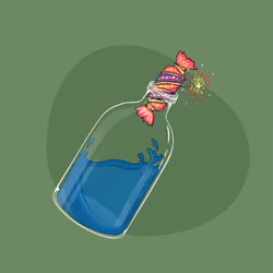 Space Pirate Bottles #1053