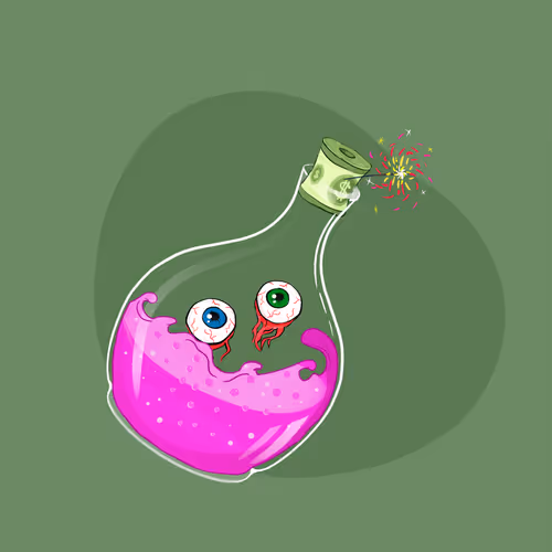 Space Pirate Bottles #1524