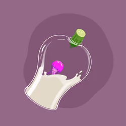 Space Pirate Bottles #1579