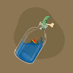 Space Pirate Bottles #984
