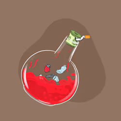 Space Pirate Bottles #1364