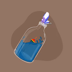 Space Pirate Bottles #741