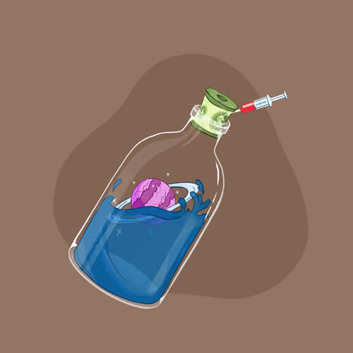 Space Pirate Bottles #1487
