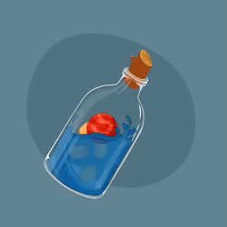 Space Pirate Bottles #1356