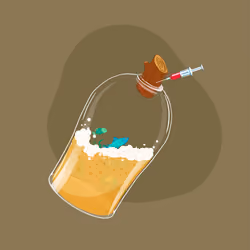 Space Pirate Bottles #1373