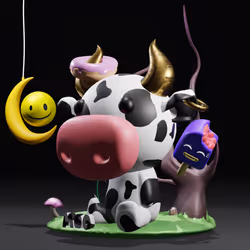 BFF's 1st CowMoonity Art NFT