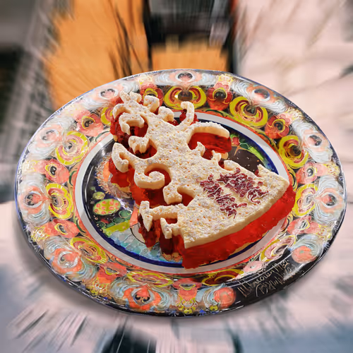 Ketchup Plate Pie Key 56