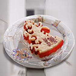Porcelain Plate Pie Key 3
