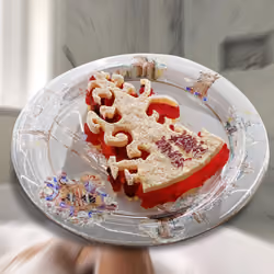 Porcelain Plate Pie Key 25