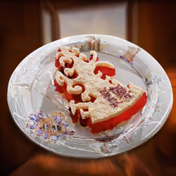 Porcelain Plate Pie Key 21