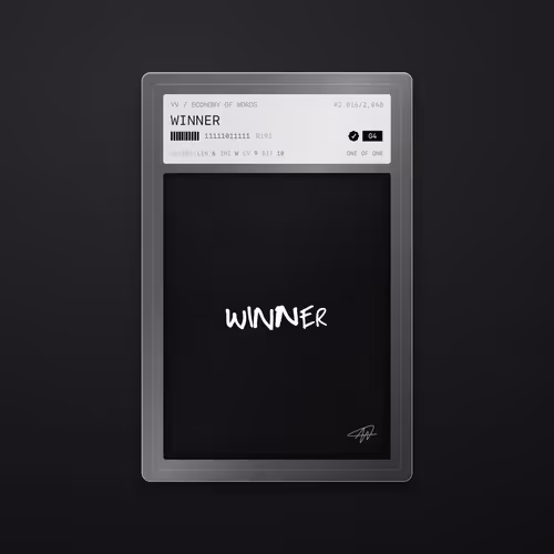 WINNER · #2016