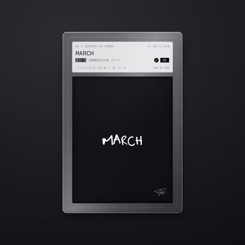 MARCH · #1087