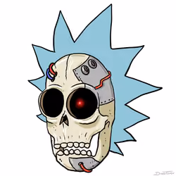 Rick Sanchez Skull
