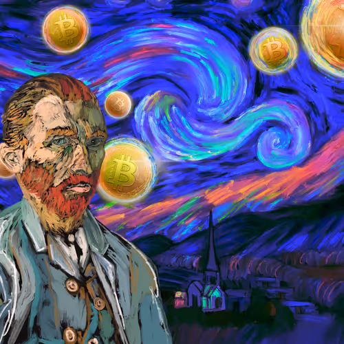 Once Upon A Time In Crypto City : A Starry Night