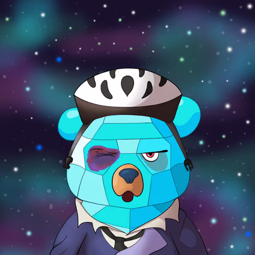 #2817 • Cranky Dotty Sparkly Cub