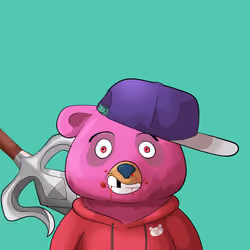#2731 • Bossy Shady Pink Cub
