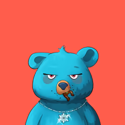 #4313 • Happy Nice Blue Cub