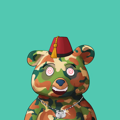 #2465 • Sleepy Dainty Army Cub