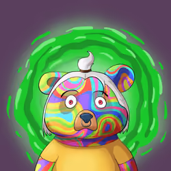 #2344 • Fluffy Crackin' LSD Cub