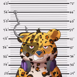 #2182 • Dainty Tricky Leopard Cub