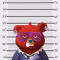 #2196 • Inky Shady Cherry Cub