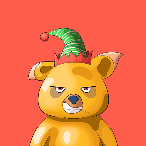 #4305 • Cozy Festive Gold Cub