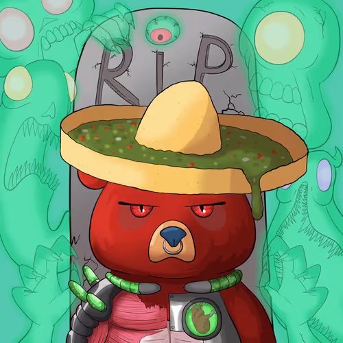 #2512 • Hungry Hanky Ruby Cub