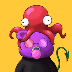 #2173 • Snarky Drippy Plum Cub