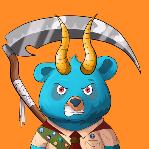 #1541 • Bashy Hanky Sapphire Cub