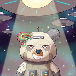 #1688 • Space Droid Cub Bear