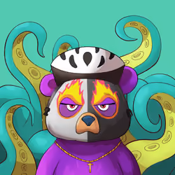 #3210 • Itchy Hoppy Purple Cub