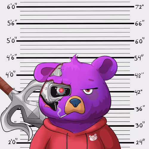 #3177 • Rearin' Bussin' Plum Cub