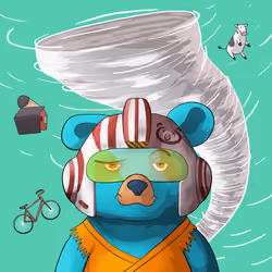 #1883 • Crunky Ga-Ga Sapphire Cub