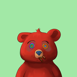 #4265 • Festive Dashing Red Cub