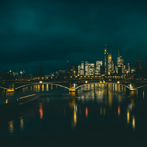 The lights of Frankfurt am Main