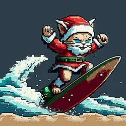 Santa Surf  #507