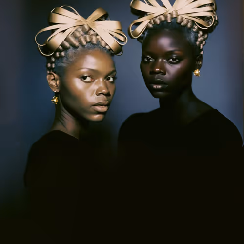 Blonde Braids Study Ii By Minne Atairu