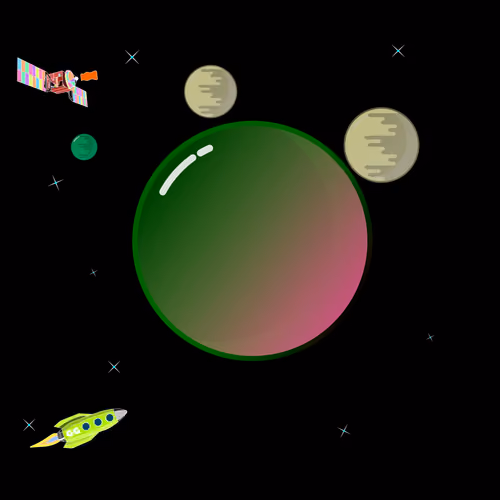 Glass Galaxy #69