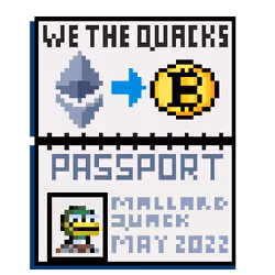 BitQuack Used Passport #21