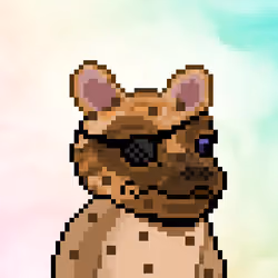 Pixel Hyena #738