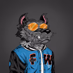Funky Wolf #976