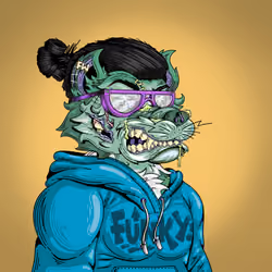 Funky Wolf #754
