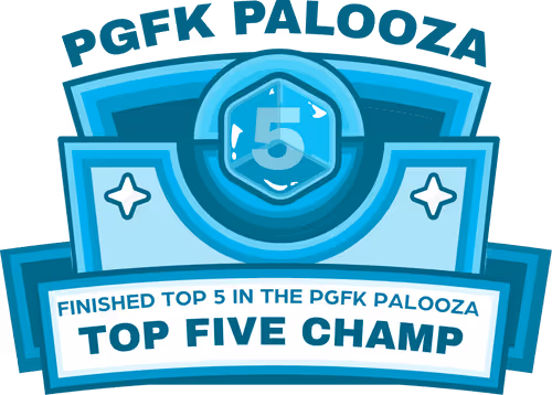 [PGFK Palooza] Top 5