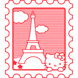Paris Premium Stamp