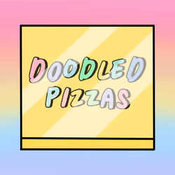 Doodled Pizzas
