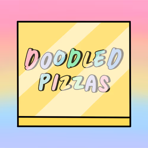 Doodled Pizzas