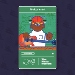 Maker card #410