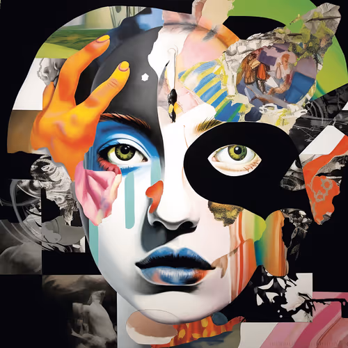 Collage Faces for the Mad