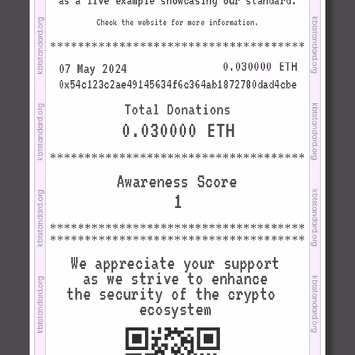 NFKBT Receipt #854 - INV2M8