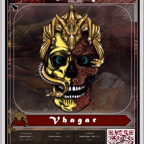 Crypt Companion Card "Vhagar" Mint #2357